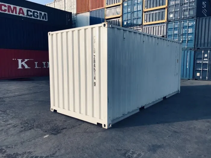 20ft shipping container (one trip) – white