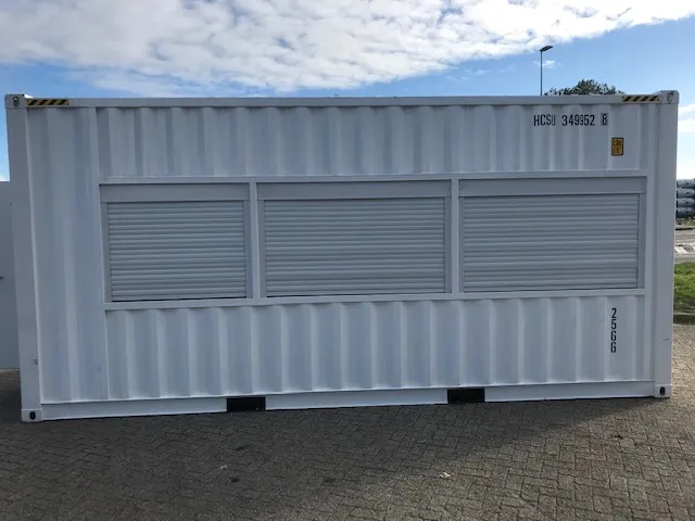 20ft high cube fixed glazing observation container