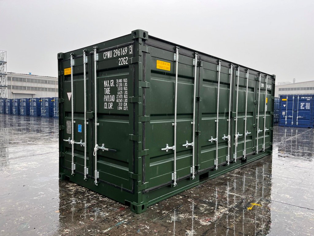 used 20ft open side / full side access container