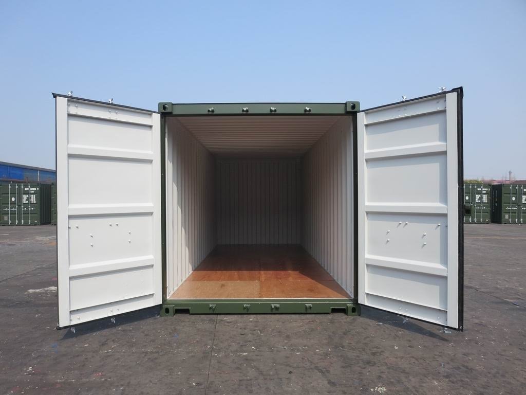 20ft shipping container (one trip) – green