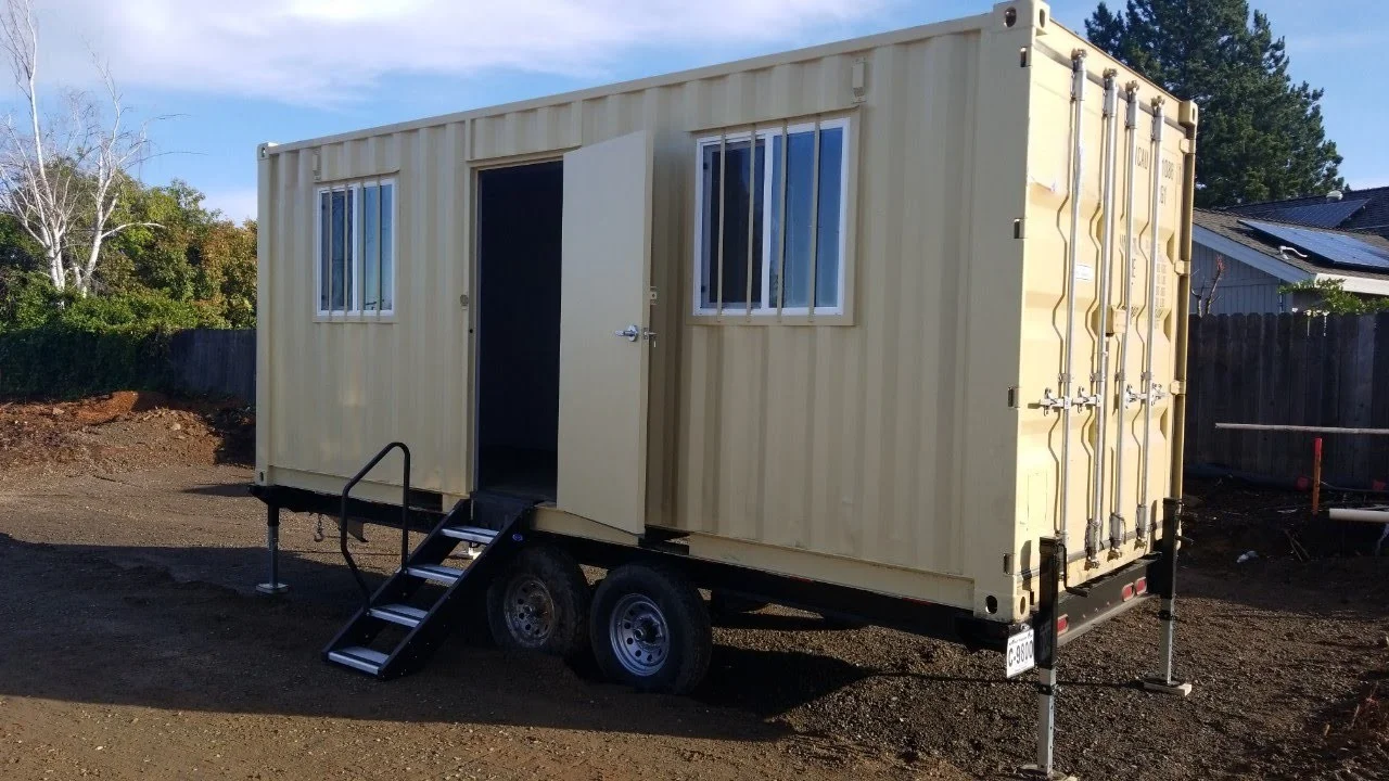 20ft mobile office container with trailer