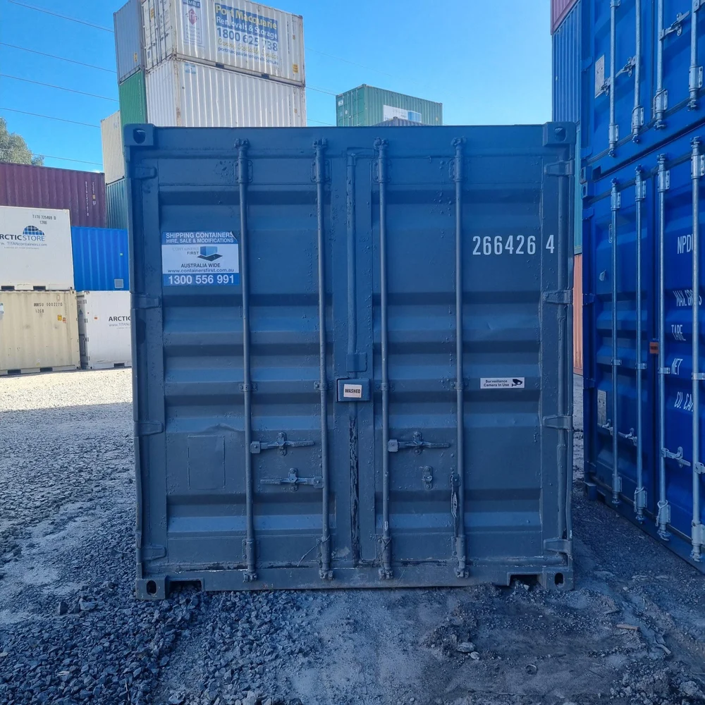 10ft x 8ft shipping container (one trip) – blue